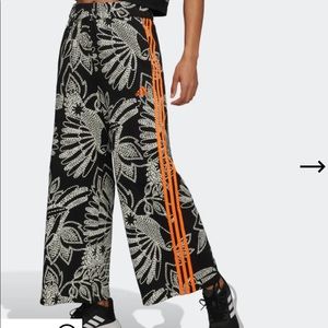 Adidas farm too wide leg track pant. New with Tags.